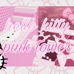 NEW 🎀hello kitty pink tower🎀 icon