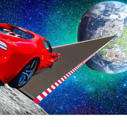Mega Ramp Target Stunt Car Simulator