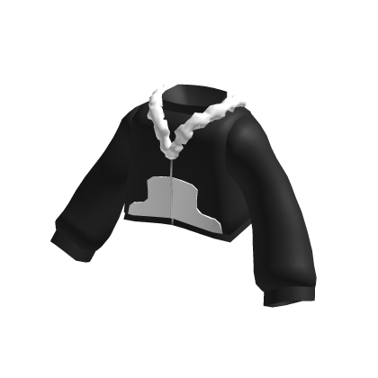 Cozy Winter Fur Comfy Sweater in Black/White thumbnail