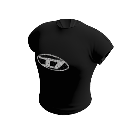 DIESEL Sequined T-Shirt (Black)