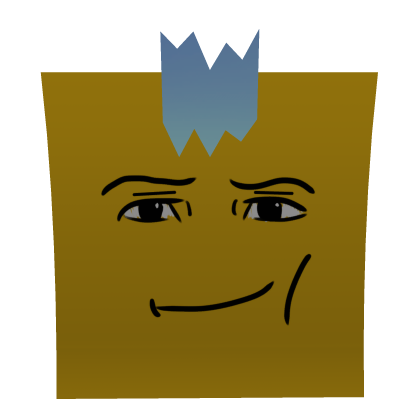 Man Face Sticky Note Mask Roblox item