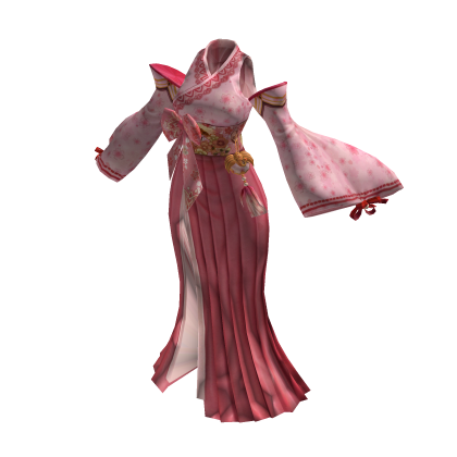 ✨Fantasy Miko Shrine Maiden Kimono Costume- Pink