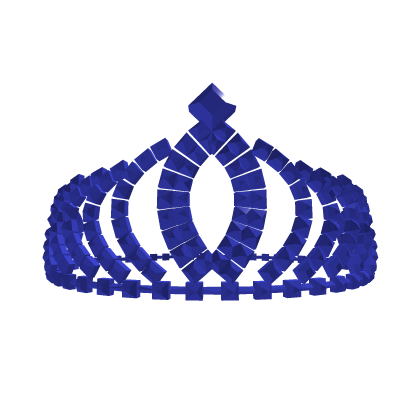 ✨Perfect Legitimate Crown Tiara Dark Blue💎