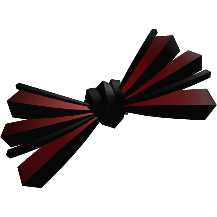 🕸️๋. ⭑ Mourning Scene Bow || Red Black