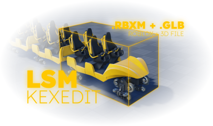 LSM Rollercoaster Train from KexEdit preview 1