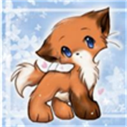 a cute fox Roblox decal