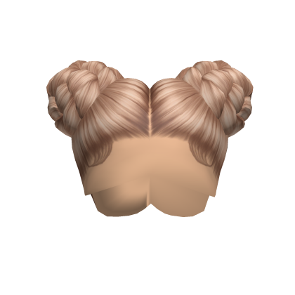 Blonde Braided Buns Roblox item