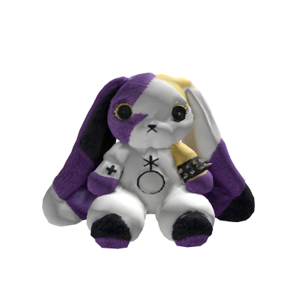 Non Binary Rabbit Plush [Back] Roblox item