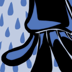 wandering in the rain