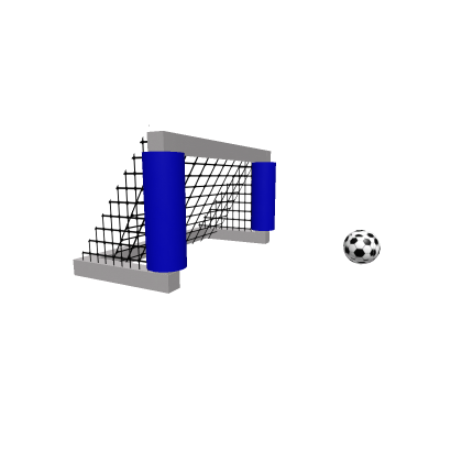 soccer ball whith goal 