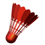 Red Badminton Shuttlecock