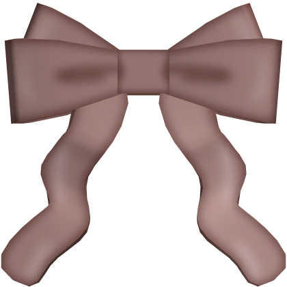 ♡ ꒰ Cute Bunny Bow in Brown Roblox item