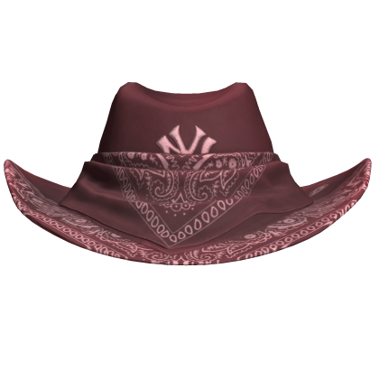 Red NYC Bandana Cowboy Hat