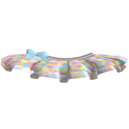 ♡ cute rainbow puzzle peice tutu skirt tweencore Roblox item