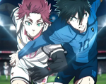 Sae and Rin(BlueLock)