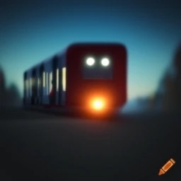 Train driving simulator