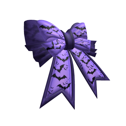 Halloween bow hairclip [Purple]