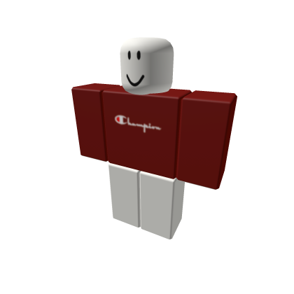 Plain Dark Red Champion Shirt Slender Roblox