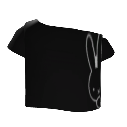 Black Bunny Off Shoulder Shirt