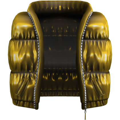 Shiny Puffer Vest Jacket Yellow [1.0] thumbnail