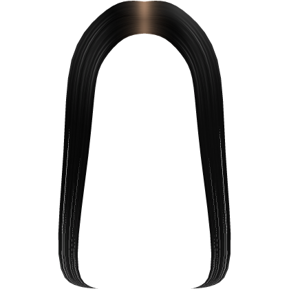 Long Sleek Bangs Extension [Black] Roblox item