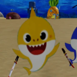 survive baby shark' icon