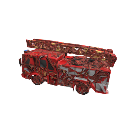 Fire truck with ladder