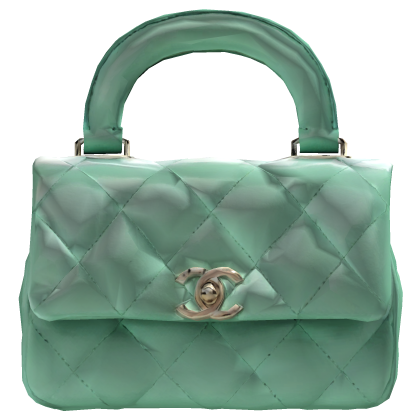 Teal Courtore Quilted Mini Purse Roblox item