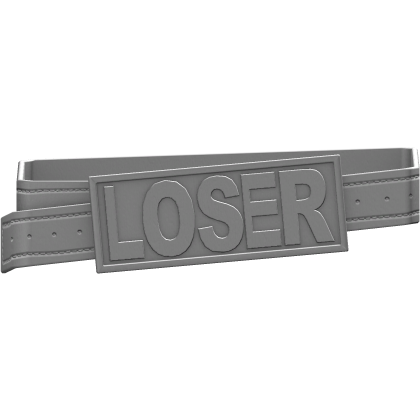 LOSER White Belt (1.0) Roblox item