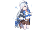Blue fur