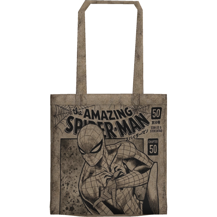 Spider-Man Graffiti Tote Bag Y2K