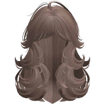 Swirly Wispy Layered Blowout in Milk Tea Brown