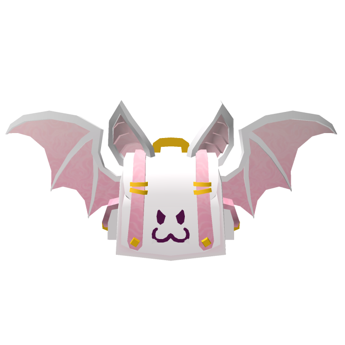 🦇 Batpack (Pink / White)