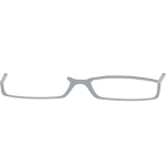 FREE low broken librarian glasses blue