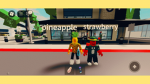 Pineapple and strawberry fan group