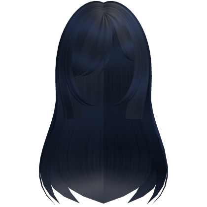 Cute Long Layered Hair (Blue) Roblox item