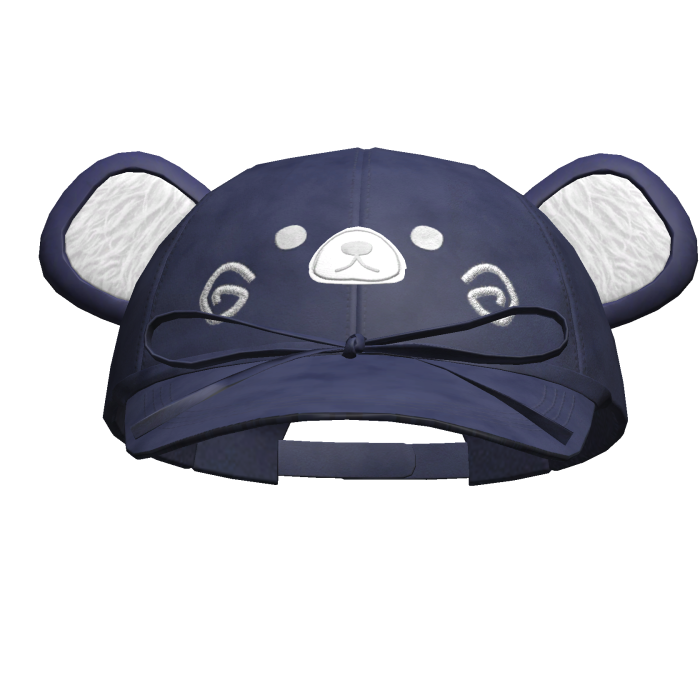 Kawaii Bear Cap W/ Bow Brown