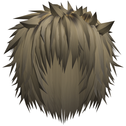 Dark Blonde Messy Anime Spiky Emo Hair  Roblox item
