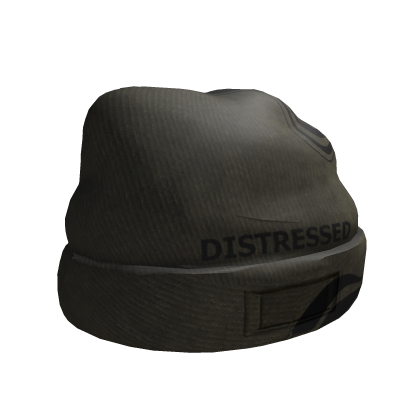 Y2k Streetwear Green "Distressed" Beanie