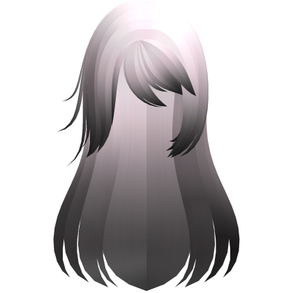 pink ombre cute protagonist side swept long hair