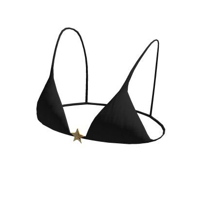 Black Bikini Gold Starfish thumbnail