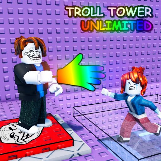 Troll Tower Unlimited [120+ GEARS] official Roblox game thumbnail