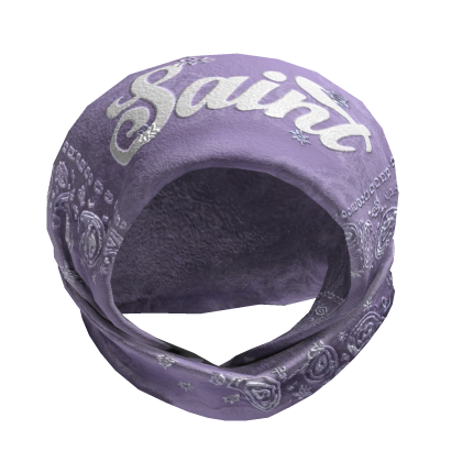 Y2K Graphic Round Hood (Violett)
