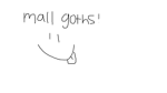 "mall goths!"