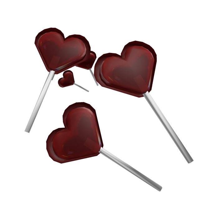 Lollipop Heart Hair Clips Cute Candy Doll