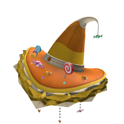 Candy Corn Witch Hat Orange Lollipop Sweets Cute