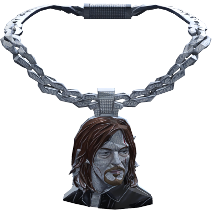 Iced Out Daryl Dixon The Walking Dead Chain 1.0