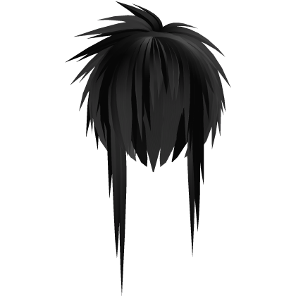 Serrated Scene Emo Hair In Brown/Black Roblox item