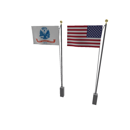 Army and US flags