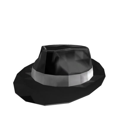 Black Sparkle Time Fedora